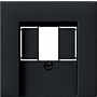Gira 0376005 Afdekking voor USB-voeding PD System 55 Zwart mat
