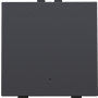 Niko 122-52201 Enkelvoudige drukknop met led en comfortsensoren voor Niko Home Control Anthracite