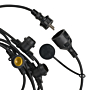 142610 Bailey Party Bulb Prikkabel 25M Zwart met 25 fittingen E27