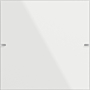 Gira 502112 KNX Wippenset 1-voudig voor tastsensor 4.95 Glas wit