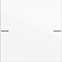 Gira 575103 Wippenset 1-voudig voor tastsensor 4 System 55 Zuiver wit glanzend