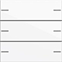 Gira 575303 Wippenset 3-voudig voor tastsensor 4 System 55 Zuiver wit glanzend 