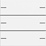 Gira 575327 Wippenset 3-voudig voor tastsensor 4 System 55 Zuiver wit mat