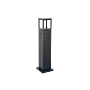 SG 630065 Fagernes Bollard Sokkellamp met Stopcontact Zwart 270lm 8W Ra80 Faseafsnijding