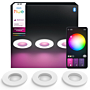 Philips 929004611301 Hue Xamento Wit 3x inbouwspot White and Color Ambiance