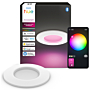 Philips Hue inbouwspot dun van 90 mm Wit