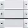 Gira 5333100 eNet draadloze wandzender Drievoudig met tekstkader Systeem 55