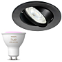 Inbouwspot Lumiance Inclusief Hue White en Color (GU10) Zwart