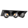 SG 902740 Junistar Tube Square Zwart 15W 1080lm 3000K Wit Ra 90