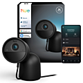Philips Hue Secure 2K beveiligingscamera met cameravoet Zwart