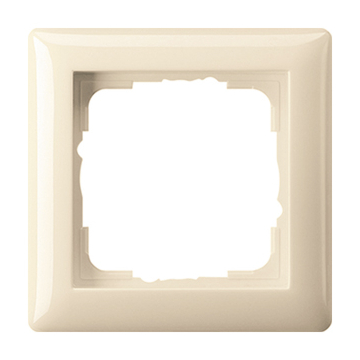 Gira 021101 Afdekraam Standaard 55 1-voudig Creme wit glanzend