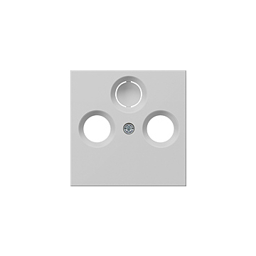 Gira 0869015 Systeem 55 Afdekking voor coax-antenne contactdoos Grijs mat