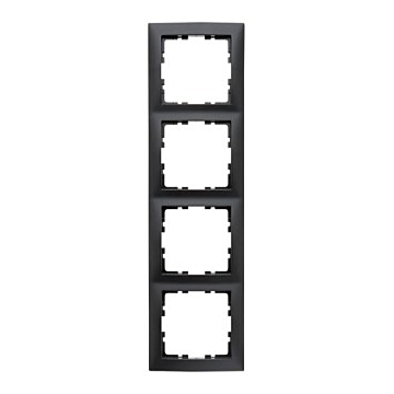 Berker 10149949 S.1 Afdekraam 4-voudig, antraciet mat