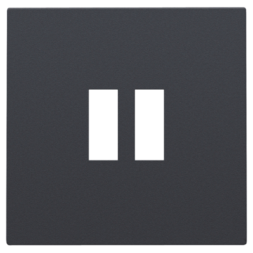 Niko 122-68001 afwerkingsset voor USB-lader, Anthracite