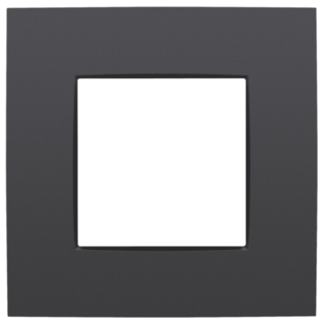 Niko 133-76100 Enkelvoudige afdekplaat Intense anthracite
