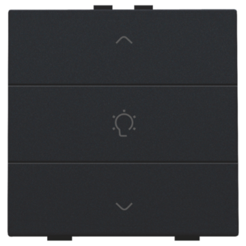 Niko 161-51043 Enkelvoudige dimbediening voor Niko Home Control Black coated