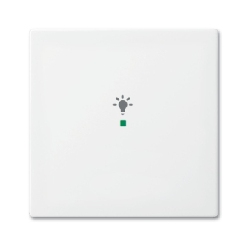 Busch-Jaeger 6231-10-914 Busch-balance SI Bedieningswip 1-voudig met symbool "Licht" Wit