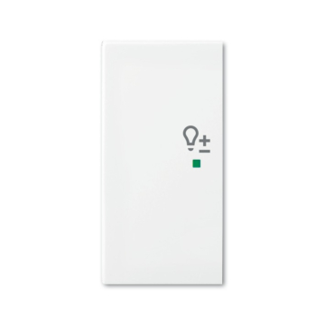 Busch-Jaeger 6234-21-914 Busch-balance SI Bedieningswip 2-voudig links, met symbool "Dimmer" Wit