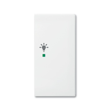 Busch-Jaeger 6231-22-914 Busch-balance SI Bedieningswip 2-voudig rechts, met symbool "Licht" Wit