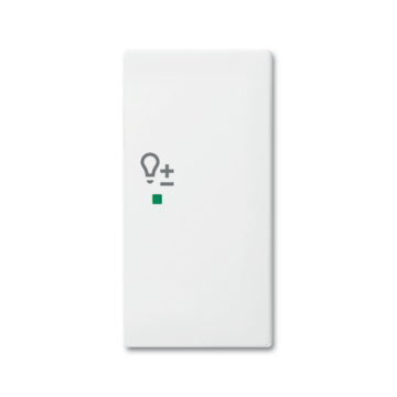 Busch-Jaeger 6234-22-914 Busch-balance SI Bedieningswip 2-voudig rechts, met symbool "Dimmer" Wit