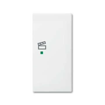 Busch-Jaeger 6233-22-914 Busch-balance SI Bedieningswip 2-voudig rechts, met symbool "Scène" Wit