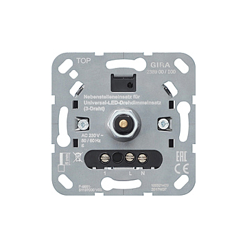 Gira 238900 Universeel LED Draaidimmer basiselement Neveneenheid