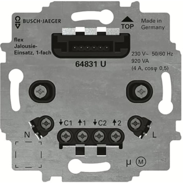 Busch-Jaeger 64831 U Jaloeziesokkel Flex 1-voudig