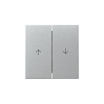 Gira 329426 Systeem 55 Wip 2-voudig met pijlsymbool Kleur aluminium
