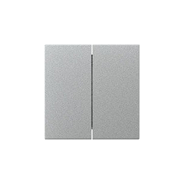Gira 349526 Systeem 55 Rechtstaande wip 2-voudig Kleur aluminium