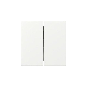 Gira 349527 Systeem 55 Rechtstaande wip 2-voudig Zuiver wit mat