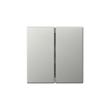 Gira 3495600 Systeem 55 Rechtstaande wip 2-voudig Edelstaal