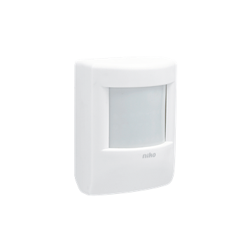 Niko 350-41279 Bewegingsmelder 90°, met potentiaalvrij contact White
