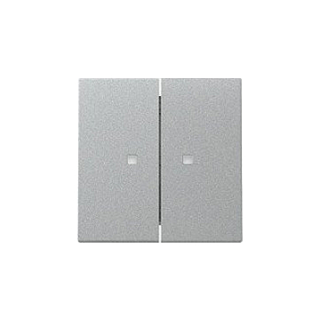 Gira 363126 Systeem 55 Wip 2-voudig met controlevenster Kleur aluminium