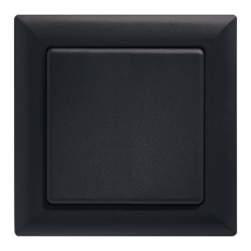 Eltako 30000594 Draadloze wandzender 55x55 mm Enkelvoudig Zwart 