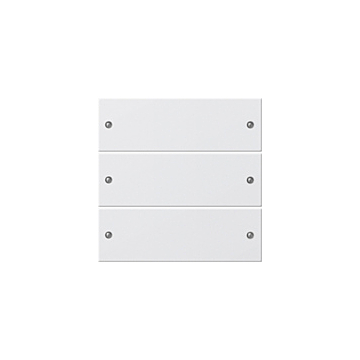 Gira 218327 Systeem 55 Wippenset 3-voudig Zuiver wit mat