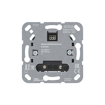Gira 540800 System 3000 basiselement voor neveneenheid 2-draads