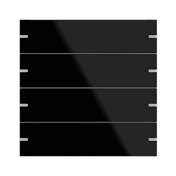 Gira 502405 KNX Wippenset 4-voudig voor tastsensor 4.95 Glas zwart