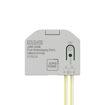 Jung BT P B2 U B HOME Puck binaire ingang 2-voudig Batterijgevoed