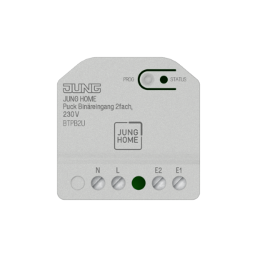 Jung BT P B2 U HOME Puck binaire ingang 2-voudig 230V