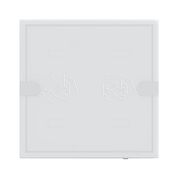 Gira 5001003 Tastsensor 4.95 Komfort 1-voudig voor Gira One en KNX Wit