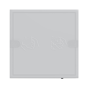 Gira 5001028 Tastsensor 4.95 Komfort 1-voudig voor Gira One en KNX Antraciet