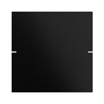 Gira 5021126 KNX Wippenset 1-voudig voor tastsensor 4.95 Aluminium zwart