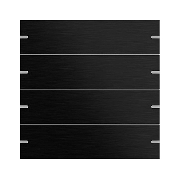 Gira 5004028 KNX Wippenset 4-voudig voor tastsensor 4.95 Aluminium zwart