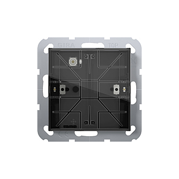 Gira 501100 Tastsensor 4.55 Standard 1-voudig voor KNX met inbedrijfstellingswip