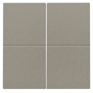 Niko 123-00060 tweevoudige toets voor het Hue systeem Bronze