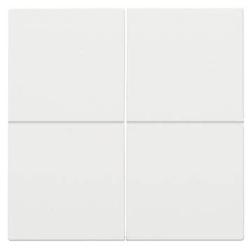 Niko 154-00060 tweevoudige toets voor het Hue systeem White Coated
