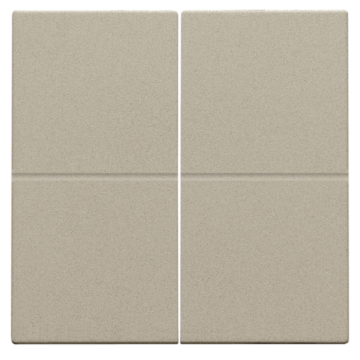 Niko 157-00060 tweevoudige toets voor het Hue systeem Champagne Coated