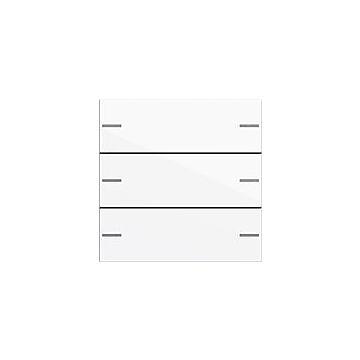 Gira 575303 Wippenset 3-voudig voor tastsensor 4 System 55 Zuiver wit glanzend