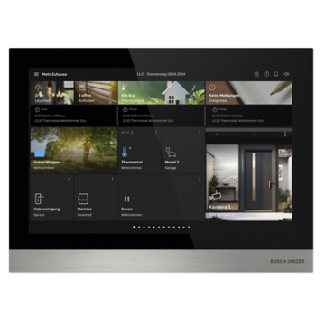 Busch-Jaeger H8237-4B-03 IP Touch 10" LAN + Wifi Paneel Zwart