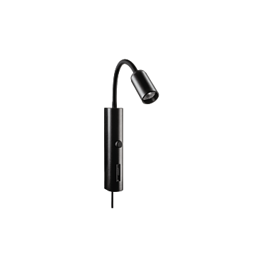 SG 320802 Tube Wall Zwart 8W LED Warm Wit